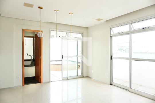Sala  de apartamento à venda com 3 quartos, 160m² em Funcionários, Belo Horizonte