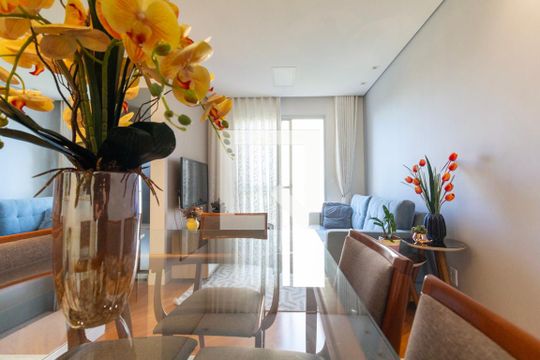Sala de apartamento à venda com 2 quartos, 50m² em Vila Guilhermina, São Paulo