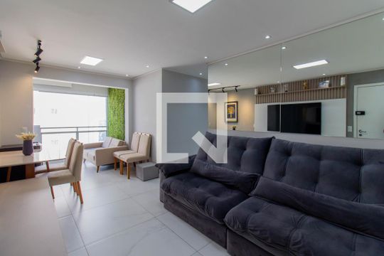 Sala de apartamento para alugar com 3 quartos, 75m² em Vila Barros, Guarulhos