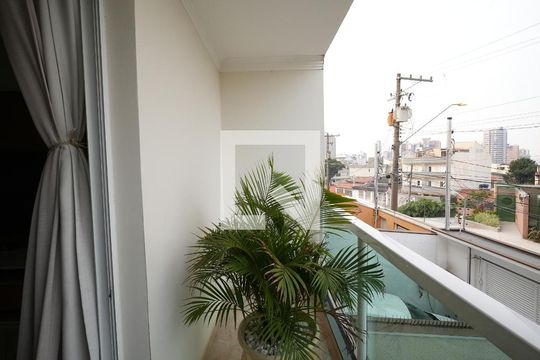 Varanda da Sala de casa à venda com 3 quartos, 250m² em Vila Alpina, Santo André