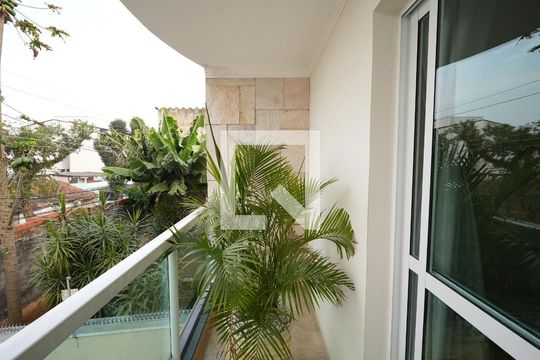 Varanda da Sala de casa à venda com 3 quartos, 250m² em Vila Alpina, Santo André