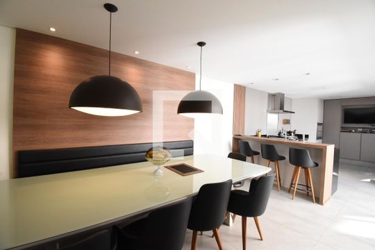 Sala de Jantar de casa de condomínio à venda com 3 quartos, 180m² em Jardim Social, Curitiba