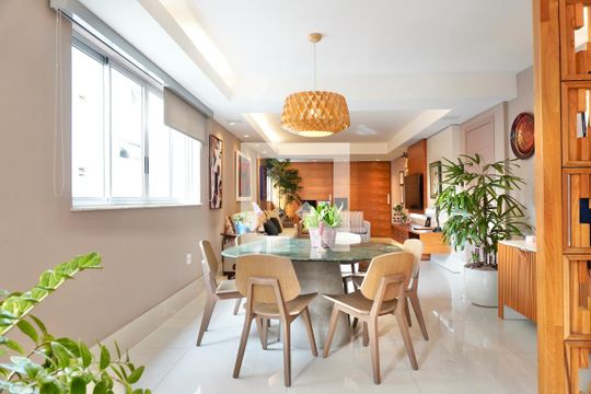 Copa  de apartamento à venda com 3 quartos, 151m² em Lourdes, Belo Horizonte