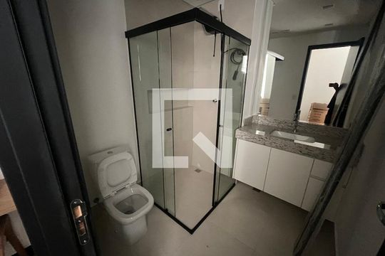 Banheiro de apartamento para alugar com 1 quarto, 39m² em Santana, São Paulo