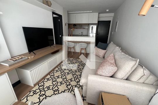 Sala de apartamento para alugar com 1 quarto, 39m² em Santana, São Paulo