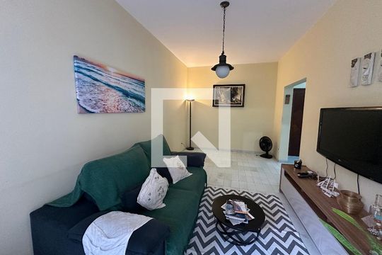 Sala de apartamento para alugar com 3 quartos, 138m² em Itararé, São Vicente