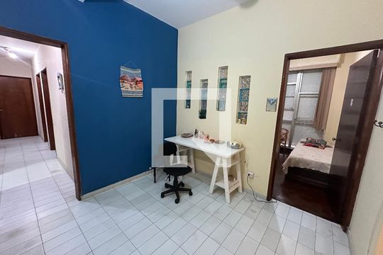 Hall de entrada de apartamento para alugar com 3 quartos, 138m² em Itararé, São Vicente