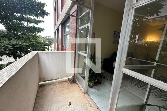 Varanda da Sala de apartamento para alugar com 3 quartos, 138m² em Itararé, São Vicente