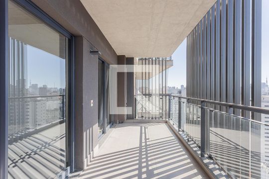 Varanda de apartamento para alugar com 1 quarto, 55m² em Pinheiros, São Paulo