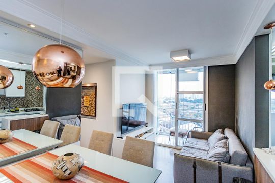 Sala de apartamento à venda com 2 quartos, 47m² em Jardim Belaura, São Paulo