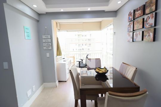 Sala de apartamento à venda com 2 quartos, 57m² em Novo Osasco, Osasco