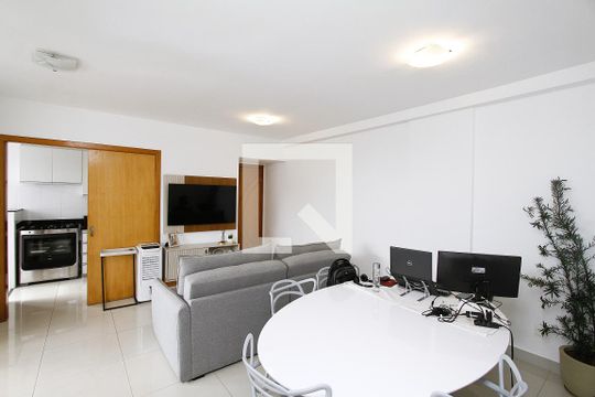 Sala  de apartamento à venda com 3 quartos, 83m² em Jardim America, Belo Horizonte