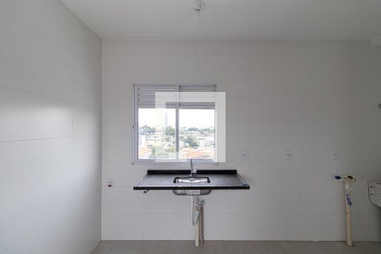 Sala/Cozinha/Área de Serviço  de apartamento para alugar com 2 quartos, 45m² em Jardim Aricanduva, São Paulo