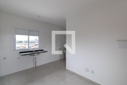 Sala/Cozinha/Área de Serviço  de apartamento para alugar com 2 quartos, 45m² em Jardim Aricanduva, São Paulo