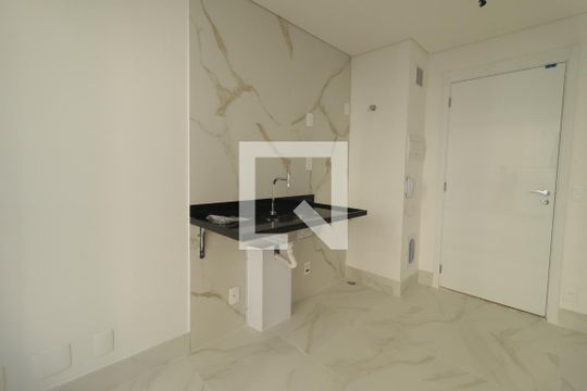 Sala/Cozinha de apartamento à venda com 1 quarto, 24m² em Cursino, São Paulo