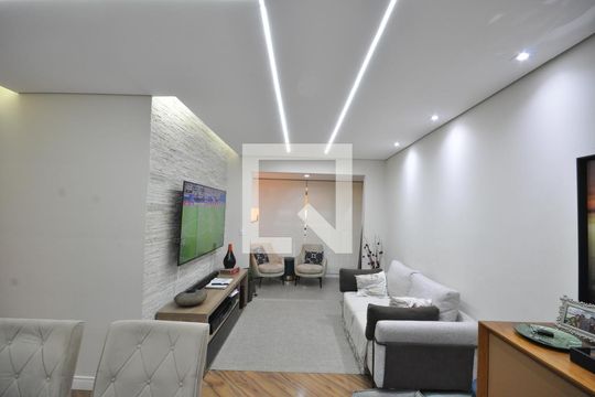 Sala de apartamento à venda com 3 quartos, 78m² em Carandiru, São Paulo