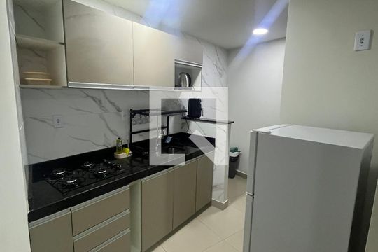 Sala/cozinha de apartamento para alugar com 2 quartos, 40m² em Centro, Rio de Janeiro