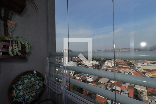 Varanda da Sala de apartamento à venda com 2 quartos, 50m² em Parque Industriario, Santo André