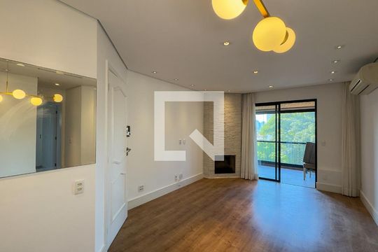 Sala de apartamento para alugar com 3 quartos, 93m² em Cidade Monções, São Paulo