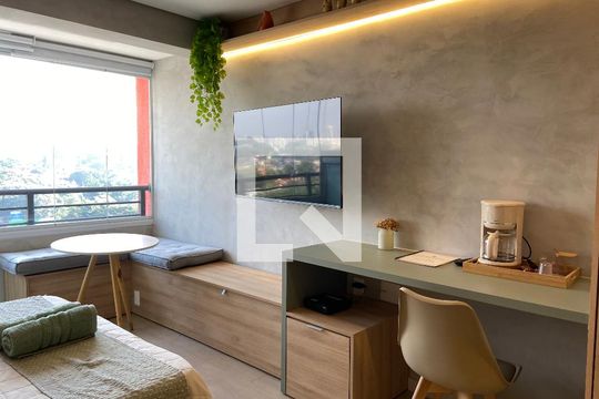 Studio de kitnet/studio para alugar com 1 quarto, 27m² em Butantã, São Paulo