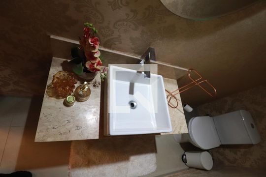 Lavabo de casa para alugar com 3 quartos, 120m² em Bonfim Paulista, Ribeirão Preto