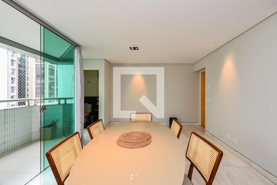 Sala Ambientes de apartamento à venda com 3 quartos, 138m² em Savassi, Belo Horizonte
