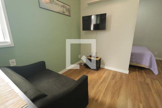 Sala de apartamento à venda com 1 quarto, 24m² em Sé, São Paulo