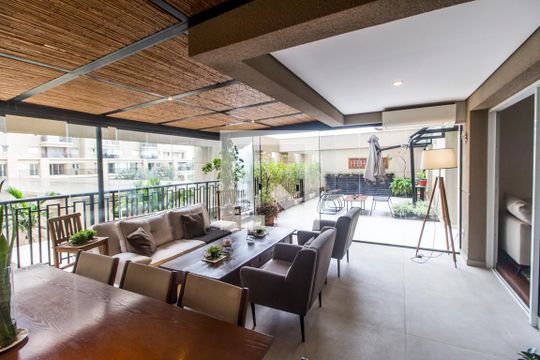 Varanda de apartamento à venda com 2 quartos, 141m² em Alphaville Conde Ii, Barueri
