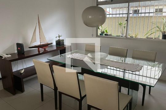 Sala de jantar  de apartamento à venda com 4 quartos, 160m² em Santo Antônio, Belo Horizonte