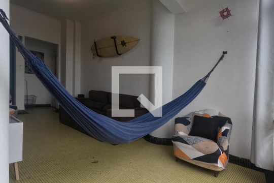 Sala de apartamento para alugar com 1 quarto, 91m² em Boqueirão, Santos