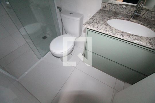 Banheiro de apartamento para alugar com 2 quartos, 58m² em Parque Residencial Flamboyant, São José dos Campos