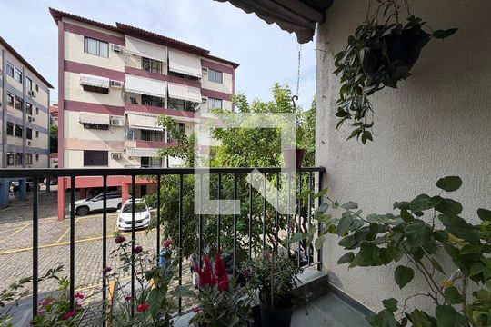 Sala - Varanda de apartamento à venda com 2 quartos, 61m² em Taquara, Rio de Janeiro