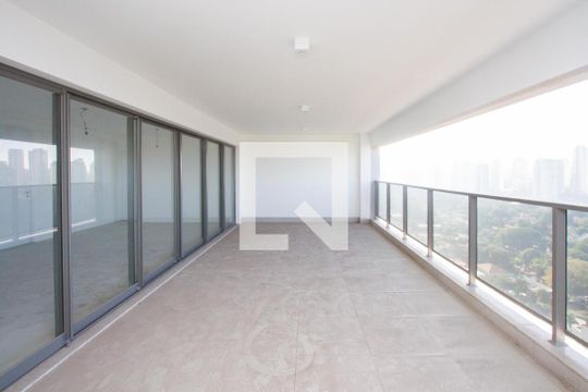 Varanda da Sala de apartamento à venda com 3 quartos, 165m² em Campo Belo, São Paulo