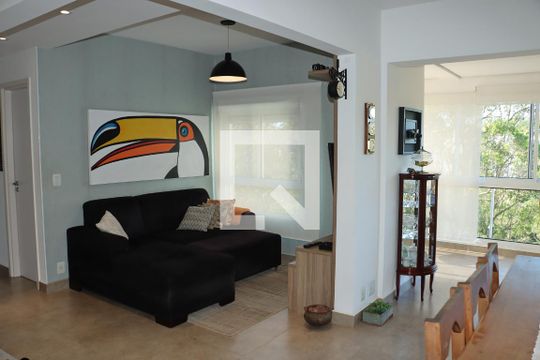 Sala de apartamento para alugar com 3 quartos, 200m² em Chácara Pavoeiro, Cotia