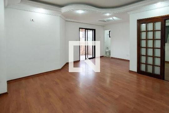 Sala de apartamento para alugar com 3 quartos, 111m² em Canto do Forte, Praia Grande