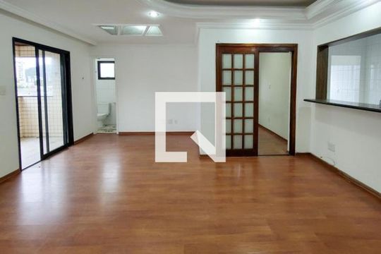 Sala de apartamento para alugar com 3 quartos, 111m² em Canto do Forte, Praia Grande