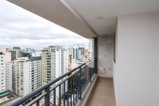 Varanda de kitnet/studio para alugar com 1 quarto, 30m² em Vila Mariana, São Paulo
