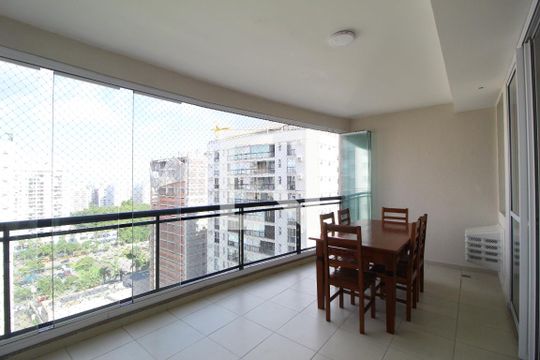 Varanda da Sala de apartamento à venda com 4 quartos, 169m² em Barra Olímpica, Rio de Janeiro