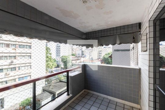 Varanda da Sala de apartamento à venda com 3 quartos, 109m² em Tijuca, Rio de Janeiro