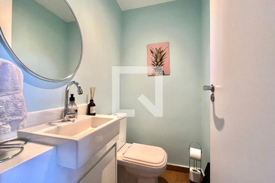 Lavabo de apartamento à venda com 2 quartos, 95m² em Vila da Saúde, São Paulo