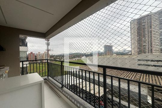 Varanda da Sala de apartamento para alugar com 3 quartos, 109m² em Centro Comercial Jubran, Barueri