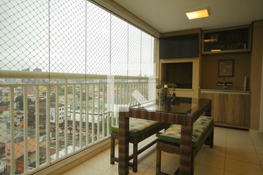 Varanda da Sala de apartamento à venda com 3 quartos, 123m² em Centro, São Bernardo do Campo