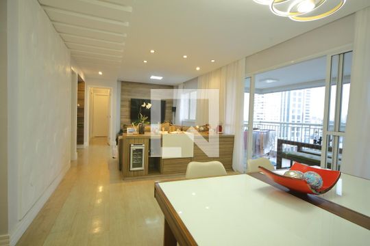 Sala de apartamento à venda com 3 quartos, 123m² em Centro, São Bernardo do Campo