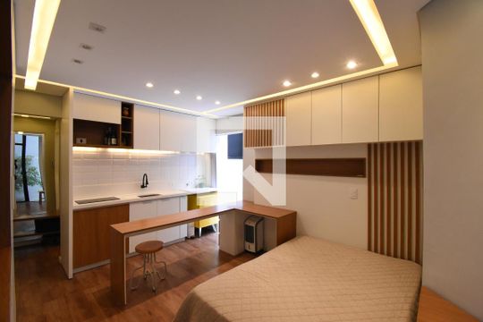 Studio de kitnet/studio para alugar com 1 quarto, 27m² em Juvevê, Curitiba