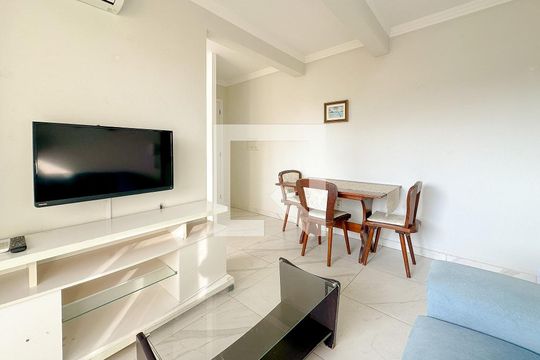 Sala de TV de apartamento para alugar com 2 quartos, 73m² em Ingleses do Rio Vermelho, Florianópolis