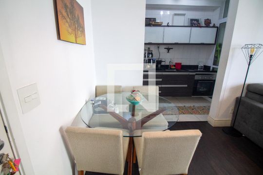 Sala de Jantar de kitnet/studio à venda com 1 quarto, 60m² em Campo Belo, São Paulo