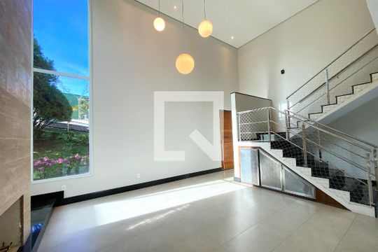 Sala 2 de casa de condomínio à venda com 4 quartos, 455m² em Vale dos Cristais, Nova Lima