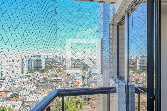 Varanda da sala de apartamento para alugar com 3 quartos, 110m² em Cerâmica, São Caetano do Sul