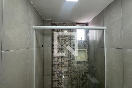 Banheiro quarto 1 de apartamento à venda com 3 quartos, 91m² em Vargem Pequena, Rio de Janeiro