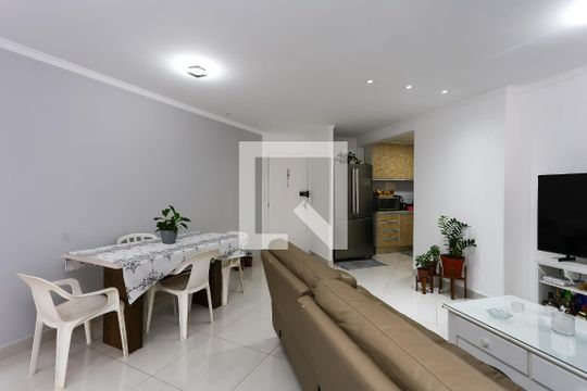 sala de apartamento à venda com 2 quartos, 68m² em Jardim Henriqueta, Taboão da Serra
